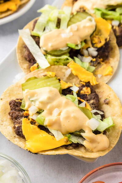 Smash Burger Tacos Smash Burger Tacos