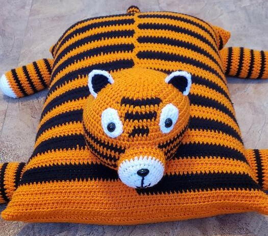 Tiger Pillow Sham Tiger Pillow Sham