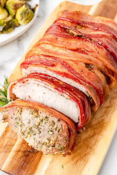 Pork Loin Wrapped With Bacon Pork Loin Wrapped With Bacon