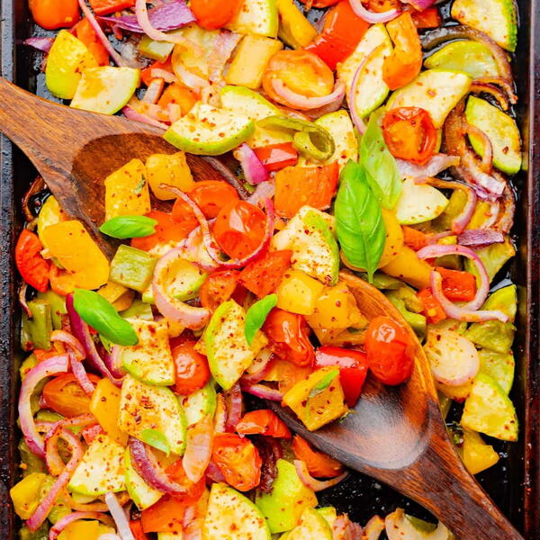 Summer Sheet Pan Veggies Summer Sheet Pan Veggies