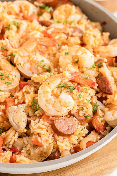 Creole Jambalaya with Tomatoes Creole Jambalaya (with Tomatoes)