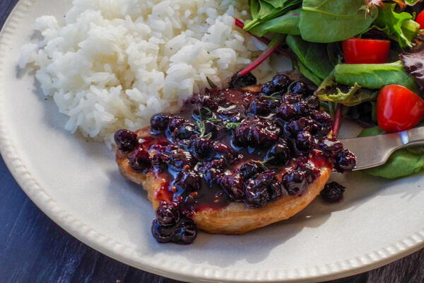 Savory Saskatoon Berry Sauce Savory Saskatoon Berry Sauce