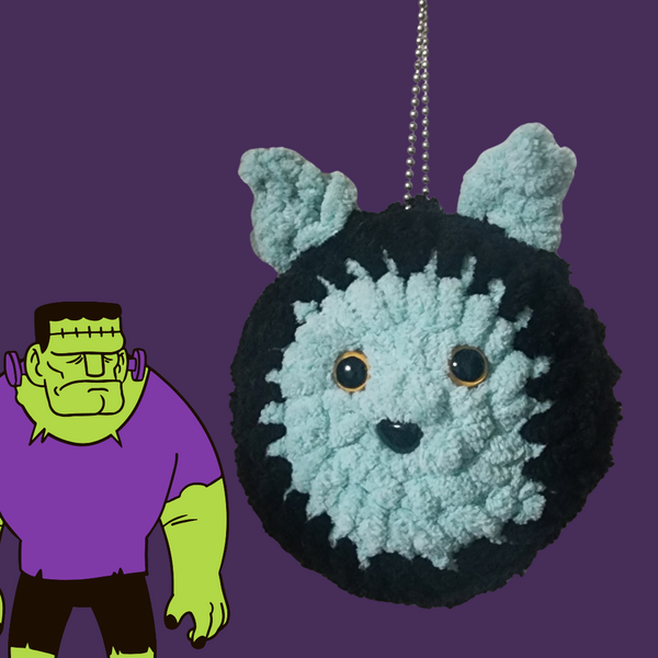 Frankencat Keychain Frankencat Keychain