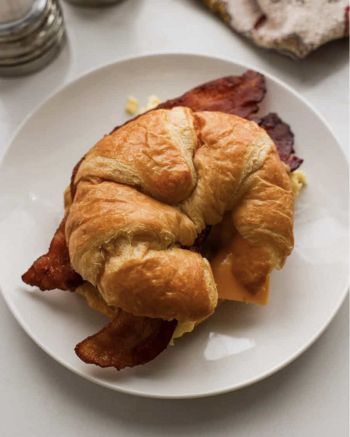 Croissant Breakfast Sandwich Croissant Breakfast Sandwich