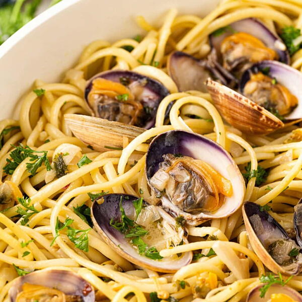 Clam Linguine Pasta Clam Linguine Pasta