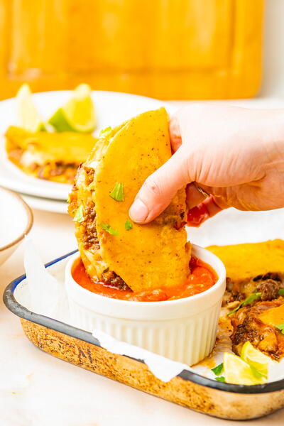 Crispy Ground Beef Tacos Crispy Ground Beef Tacos