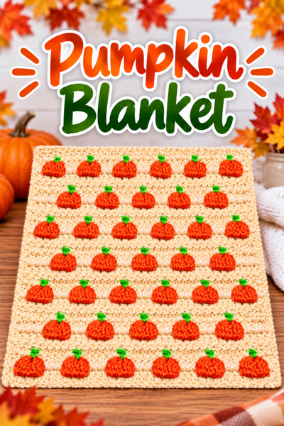 Crochet Pumpkin Blanket Crochet Pumpkin Blanket