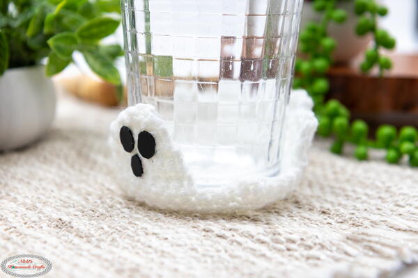 Ghost Pop-up Crochet Coaster Ghost Pop-up Crochet Coaster