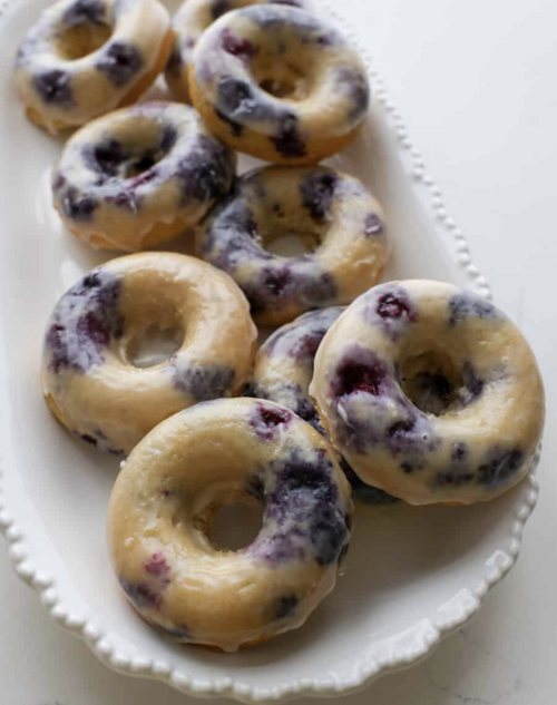 Blueberry Donuts Blueberry Donuts