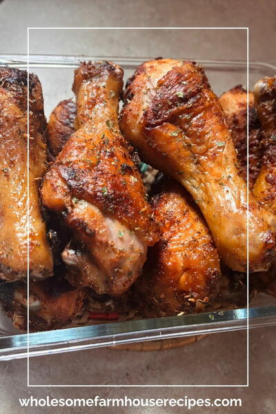 Crispy Oven-baked Chicken Legs With Rosemary And Garlic Crispy Oven-baked Chicken Legs With Rosemary And Garlic