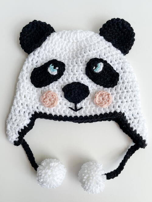 Panda Earflap Hat Panda Earflap Hat