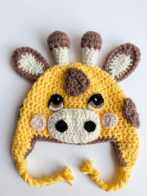 Giraffe Earflap Hat Giraffe Earflap Hat