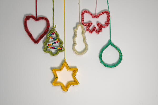Upcycled Cookie Cutter Ornaments Upcycled Cookie Cutter Ornaments