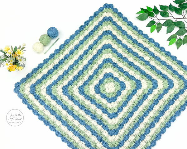 Colorful Shell Blanket Crochet Pattern Colorful Shell Blanket Crochet Pattern
