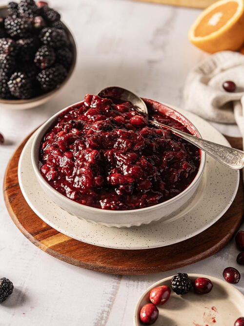 Blackberry Cranberry Sauce Blackberry Cranberry Sauce