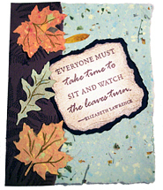 Fall Leaf Greeting Card