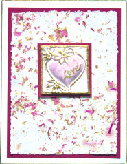 Paper Cast Love Card