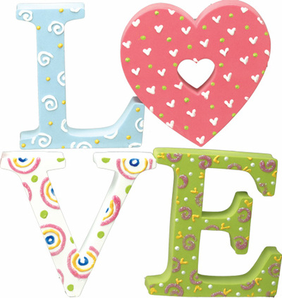 Foam LOVE Letters