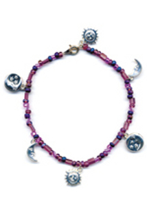 Moon and Stars Anklet