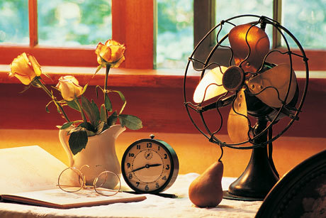 Vase and Clock