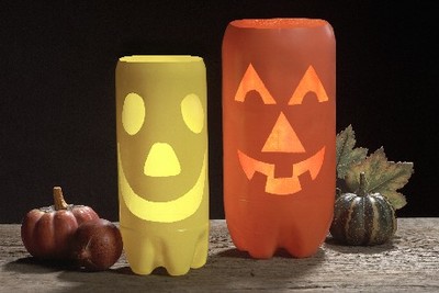 Plastic Pumpkin Luminaries