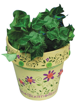Floraled Flower Pot