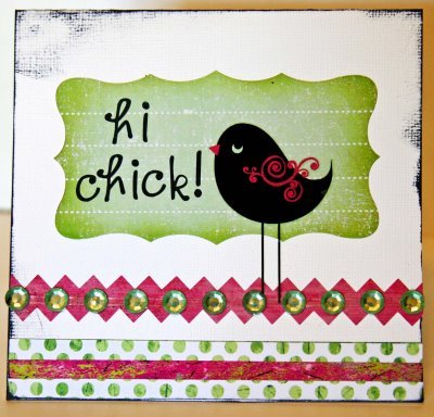 Hi Chick Card to a Friend