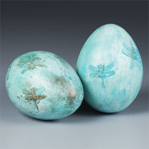 Decorated Dragonfly Easter Egg