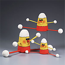 Candy Corn Stick Arm Characters