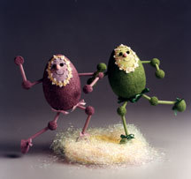 Dancing Color Easter Eggs