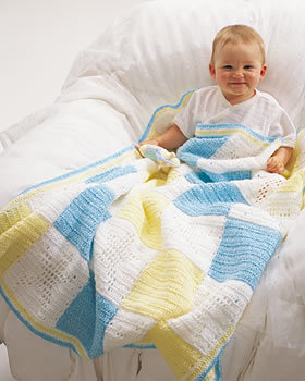 Baby Block Crochet Blanket