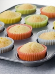 Buttermilk Cupcakes with White Frosting