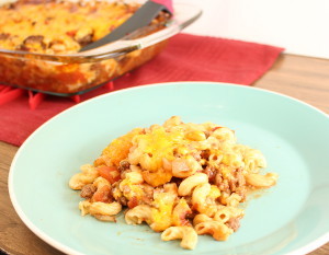 Deliciously Meaty Macaroni Beef Casserole