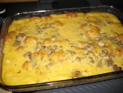 Cheesy Tater Tot Casserole