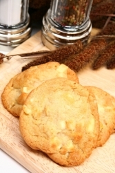 Macadamia Nut White Chip Pumpkin Cookies