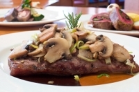 Flank Steak in Mushroom Sauce