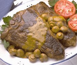 Basil Baked Chops for Two