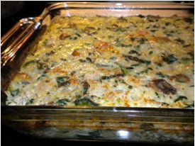 Special Spinach and Rice Casserole
