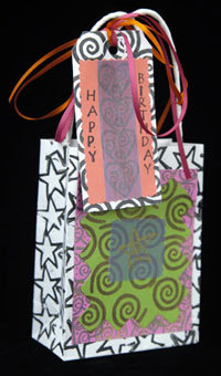 Colorful Gift Bag and Tag