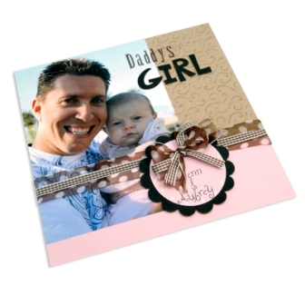 Daddy's Girl Scrapbook Layout