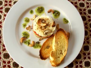 Goat Cheese and Herb Toasts