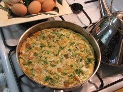 Chicken and Vegetable Frittata