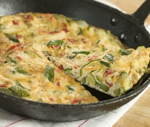 Ricotta Zucchini Frittata