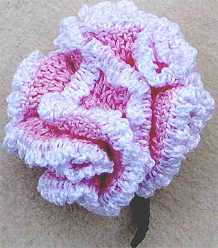 Crochet Carnation Pin