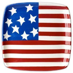 American Flag Plate