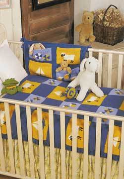 Blue and Yellow Nursery Set