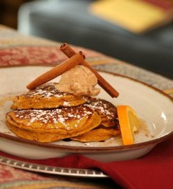 Fall Harvest Pumpkin Pancakes