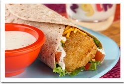 Potato Crunch Fillet Ranch Wraps