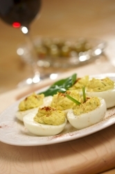 Shrimp Deviled Eggs