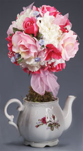 Teapot Flowers Topiary